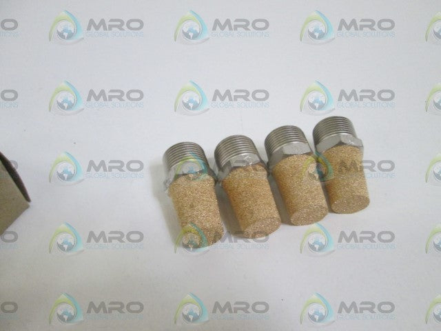 LOT OF 4 PARKER 3/4" MUFFLER/FILTER EM75 *NEW IN BOX*