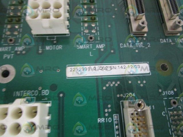 GENERAL ELECTRIC BACKPLANE BOARD 2292991-2 *USED*