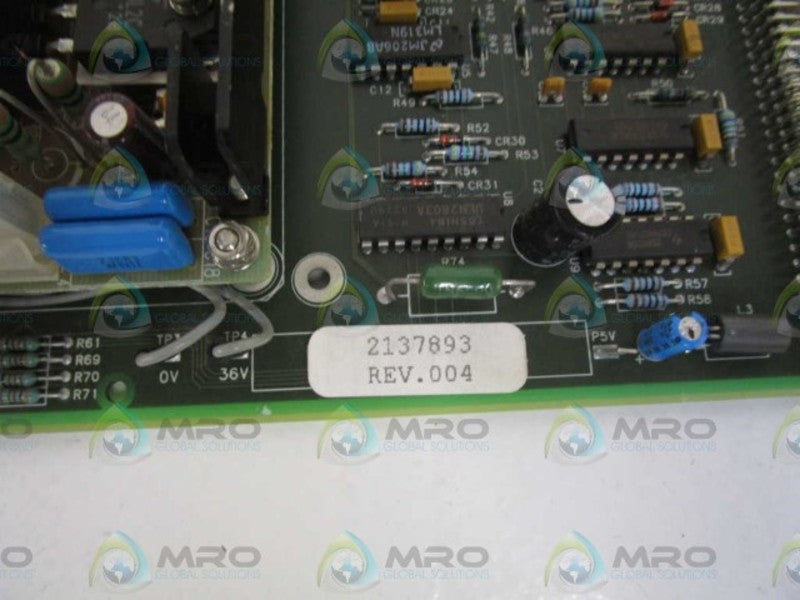 GENERAL ELECTRIC GRID BIAS INTERFACE BOARD 2137893 *USED*