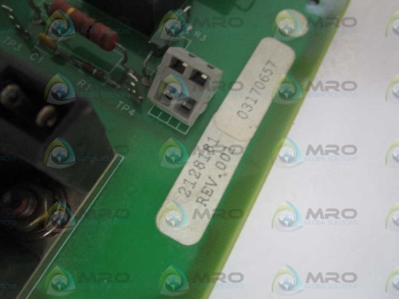 GENERAL ELECTRIC QUENCH BOARD 2128181 *USED*