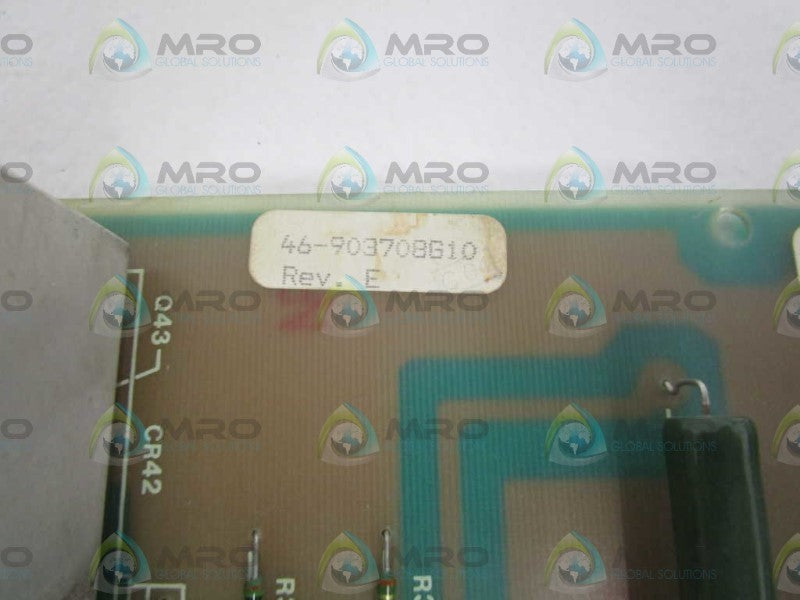 GENERAL ELECTRIC TIRC BRAKE BOARD 46-903708G10 *USED*