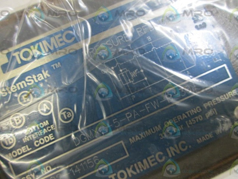 TOKIMEC VALVE DGMX2 5 PA FW B 30J NSMP