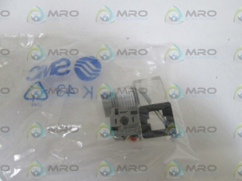 SMC CONNECTOR K43 *NEW IN FACTORY BAG*