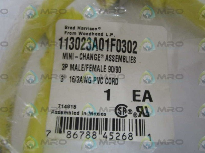 DANIEL WOODHEAD 113023A01F0302 MALE/FEMALE CORD  NSMP