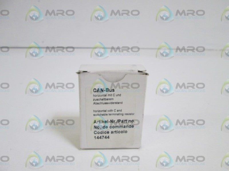 CAN-BUS HORIZONTAL WITH C SWITCHABLE TERMINATING RESISTOR 144744  NSMP