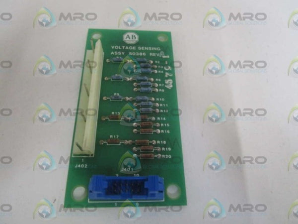 ALLEN BRADLEY 50386 VOLTAGE SENSING BOARD ASSEMBLY  NSNP