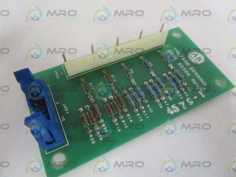 ALLEN BRADLEY 50386 VOLTAGE SENSING BOARD ASSEMBLY  NSNP