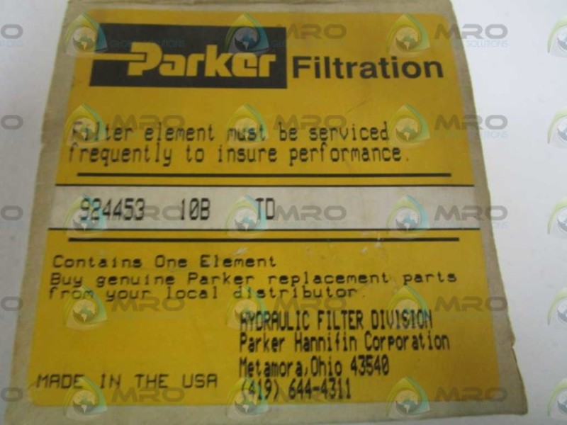 PARKER 92445310BTD HYDRUALIC FILTER ELEMENT *NEW IN BOX*