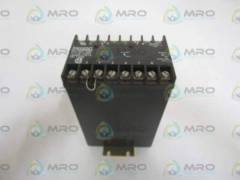 REGENT CONTROLS TM101-120 SOLID STATE REPEAT CYCLE AC TIMER *NEW NO BOX*