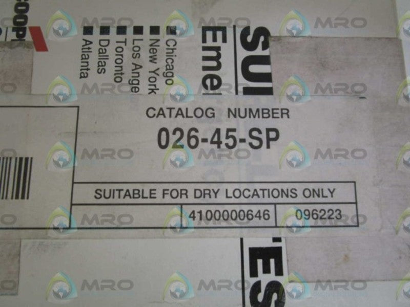 COOPER 026-45-SP BATTERY  NSFS