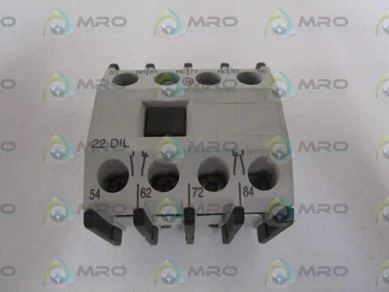 KLOCKNER MOELLER 22DIL AUXILIARY CONTACT * NEW NO BOX *