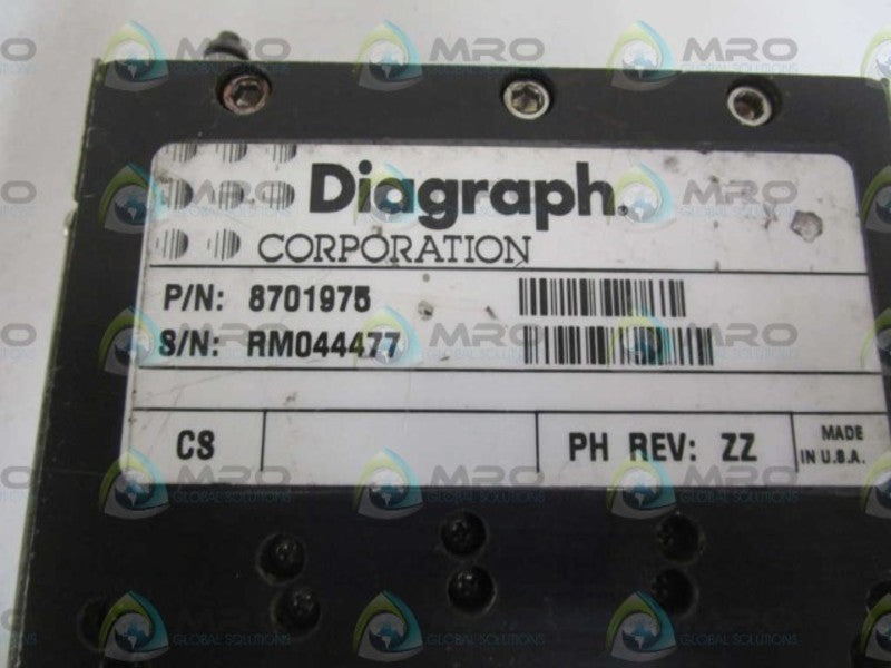 DIAGRAPH 8701975 PRINT HEAD INK JET SYSTEM  UNMP