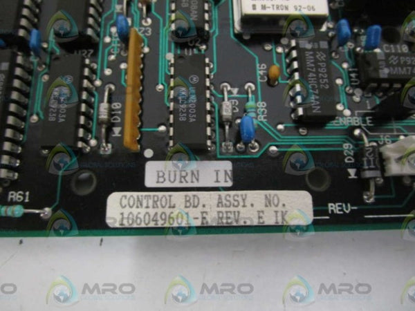 FINCOR 106049601-E CONTROL BOARD  NSNP