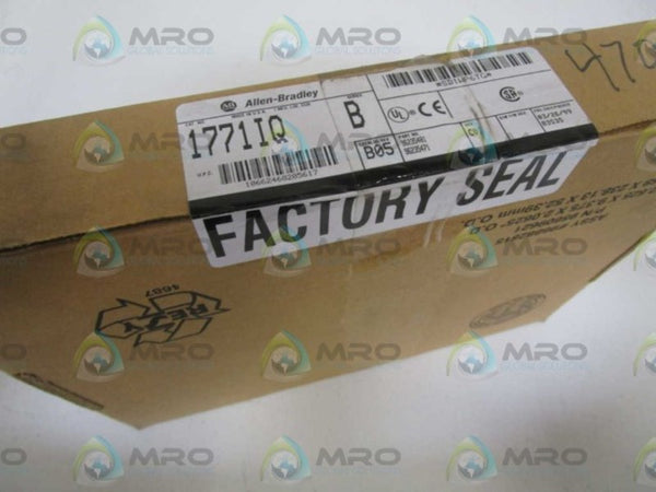 ALLEN BRADLEY 1771-IQ SER.B SELECTABLE INPUT MODULE DATE:1999  NSFS