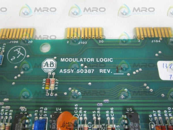 ALLEN BRADLEY 50387 MODULATOR LOGIC BOARD  NSNP