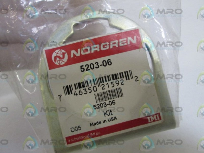 NORGREN MOUNTING BRACKET KIT 5203-06 *NEW IN FACTORY BAG*