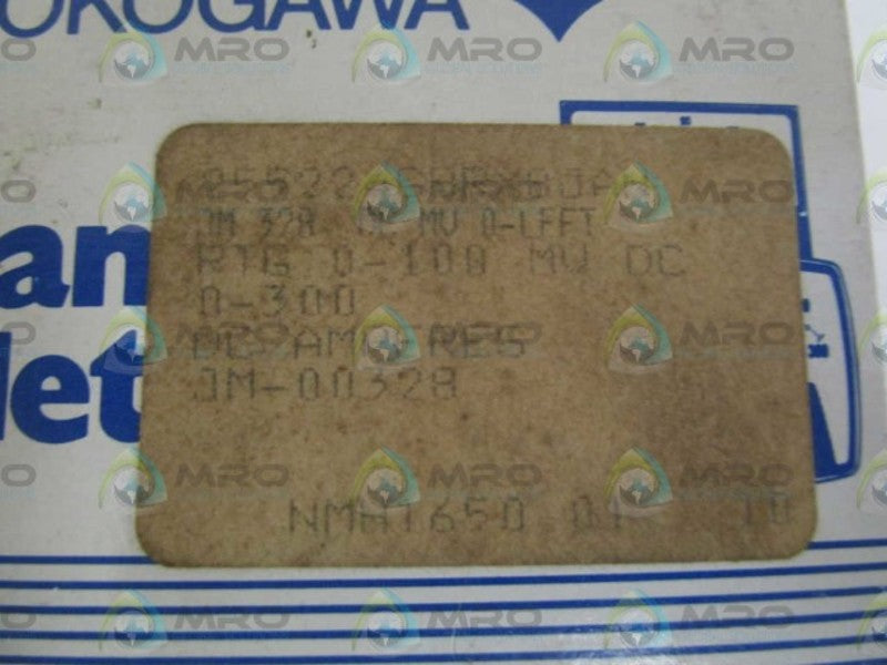 YOKOGAWA 255224GBRX8JAN PANEL METER 0-300DC AMP *NEW IN BOX*