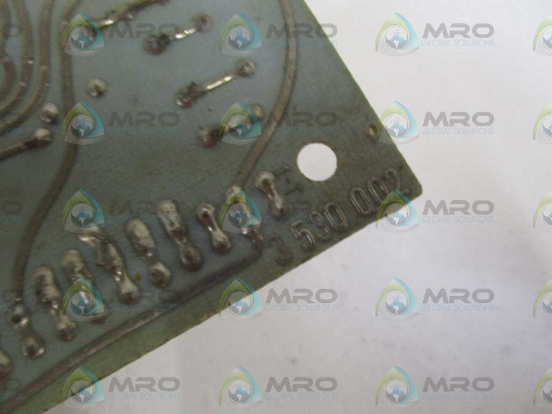 CINCINNATI MILACRON 3530002 PRE AMP LIM-2 CIRCUIT BOARD  UNMP