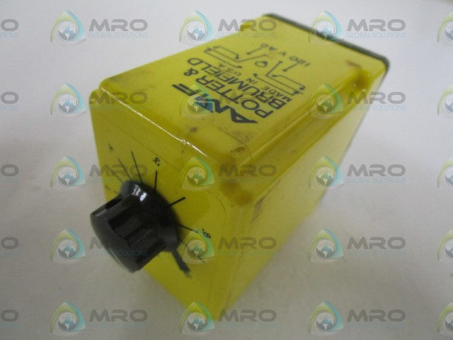 POTTER & BRUMFIELD CDB-38-70001 0.1-1 SEC TIME DELAY RELAY 120/120VAC *USED*