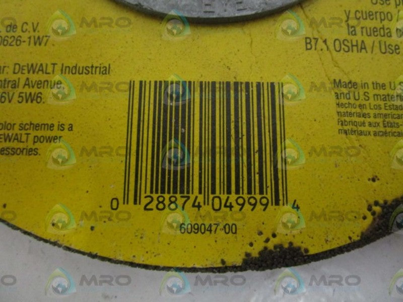 DEWALT DW4999 GRINDING WHEEL 7"X1/4"X5/8"-11  NSNP
