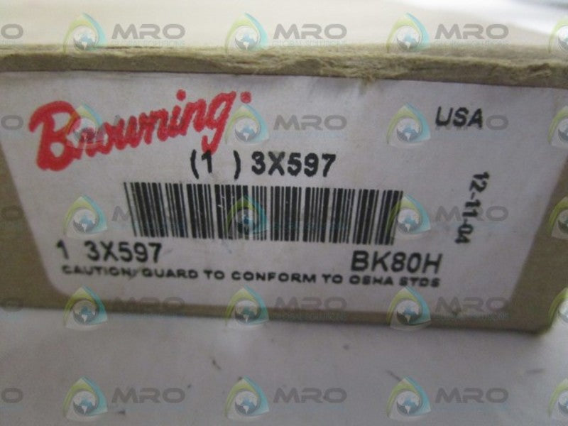 BROWNING 1042571 3X597 BK80H V-BELT PULLEY  NSFS