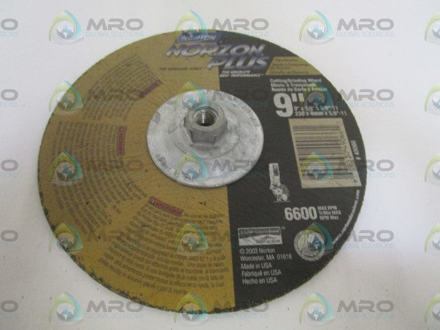 NORTON 49066 GRINDING WHEEL 9" *NEW NO BOX*