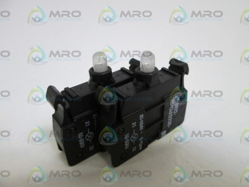LOT OF 2 MOELLER LAMP MODULE M22-CLED230-G (GREEN) *NEW NO BOX*