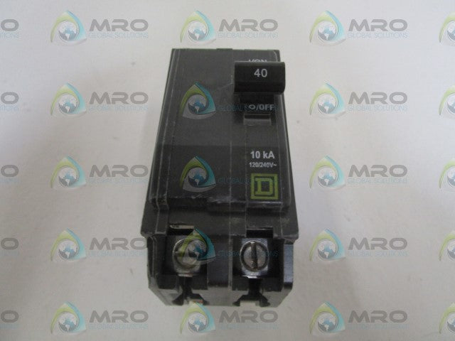 SQUARE D QOB240 CIRCUIT BREAKER 40A *NEW NO BOX*