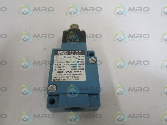 MICROSWITCH LZD1 ENCLOSED PRECISION SWITCH *NEW NO BOX*