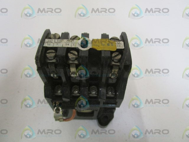 KLOCKNER MOELELR DIL00-52-NA CONTACTOR 110/115V *USED*