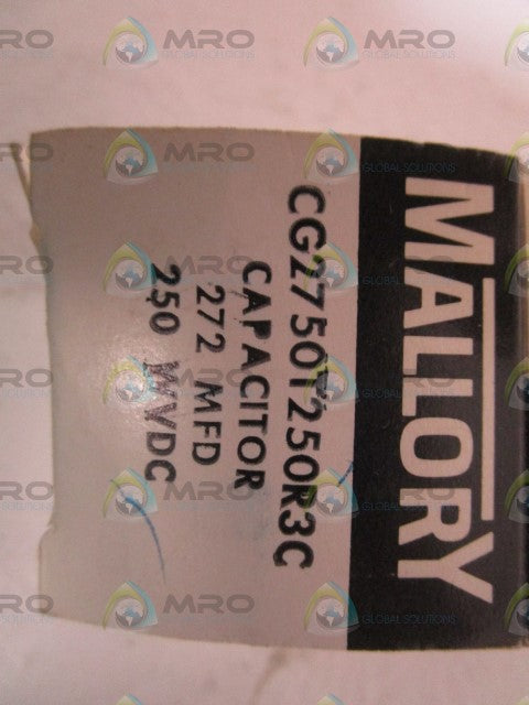 MALLORY CG2750T250R3C 250VDC CAPACITOR *NEW IN BOX*