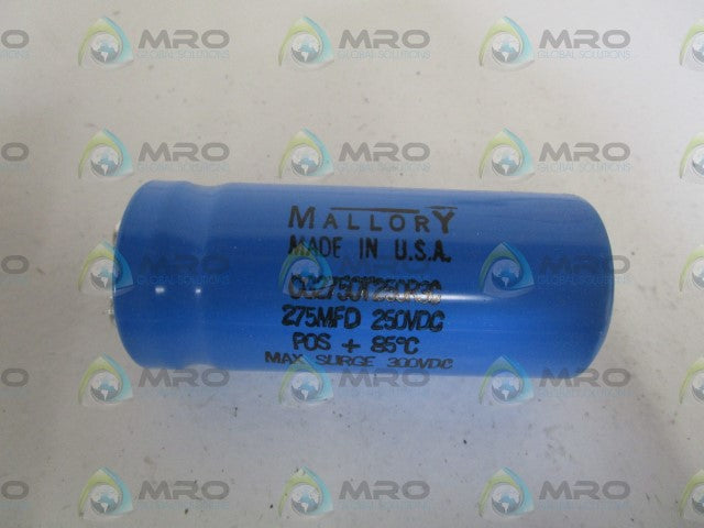 MALLORY CG2750T250R3C 250VDC CAPACITOR *NEW IN BOX*