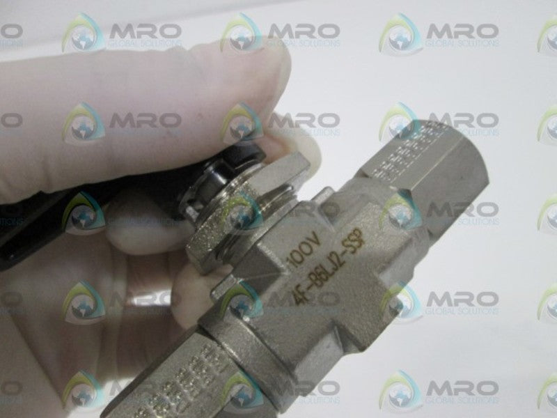 PARKER VALVE 4F-B6LJ2-SSP *NEW IN BOX*