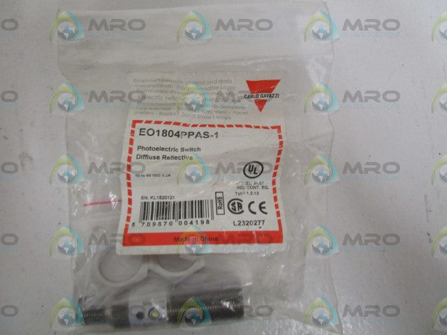 CARLO GAVAZZI EO1804PPAS-1 PHOTOELECTRIC SWITCH * NEW IN FACTORY BAG *