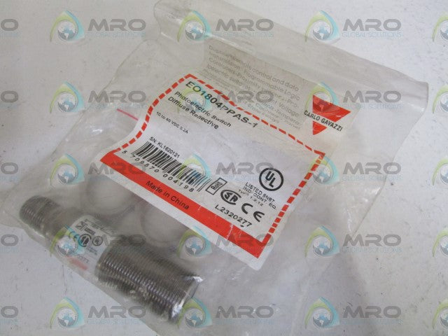 CARLO GAVAZZI EO1804PPAS-1 PHOTOELECTRIC SWITCH * NEW IN FACTORY BAG *