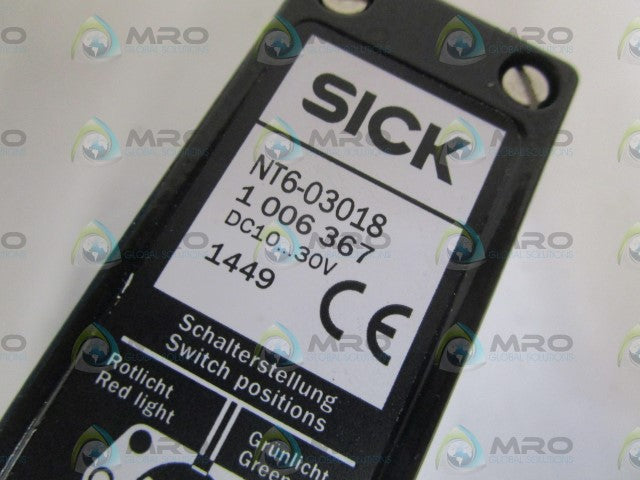 SICK NT6-03018 SCANNER CONTRAST SENSOR *NEW IN BOX*