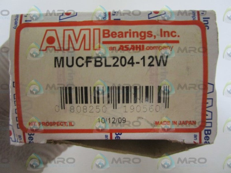 AMI BEARINGS MUCFBL204-12W FLANGE BEARING  NSMP