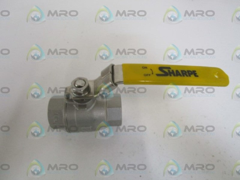 SHARPE CF8M 3/4" 1000CWP BALL VALVE  *NEW NO BOX*