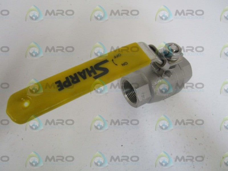 SHARPE CF8M 3/4" 1000CWP BALL VALVE  *NEW NO BOX*