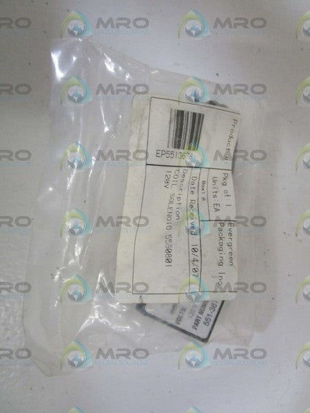 EVERGREEN 5513678 120V SOLENOID COIL  NSMP