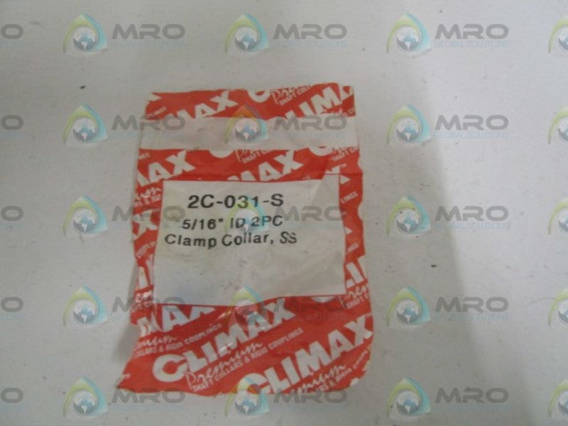 CLIMAX 2C-031-S 5/16" CLAMP COLLAR  NSMP