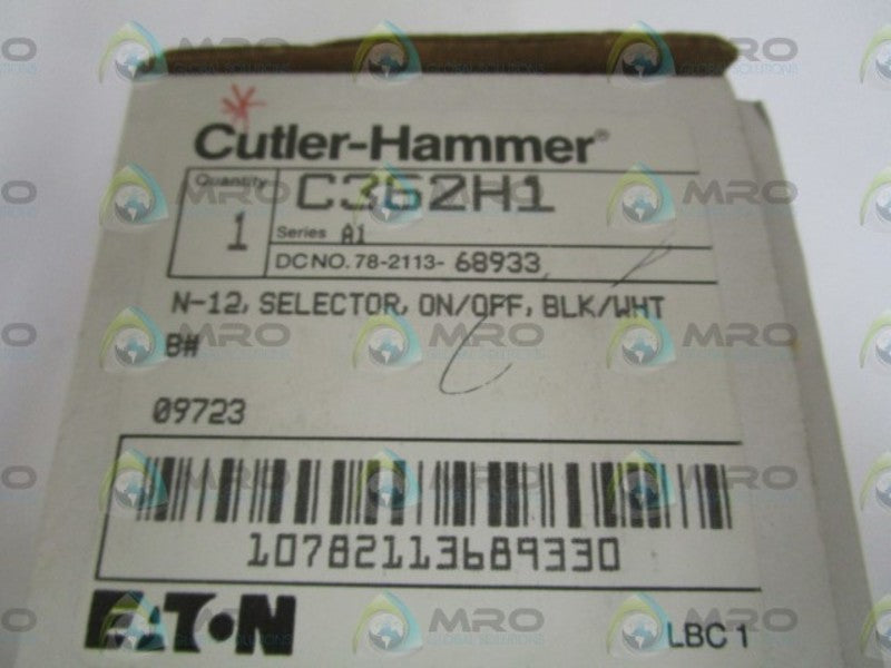 CUTLER HAMMER C362H1 HANDLE SELECTOR (MISSING ACCESSORIES)  NSMP