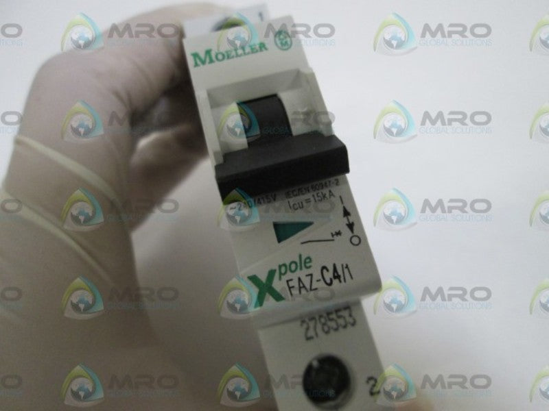 MOELLER CIRCUIT BREAKER FAZ-C4/1 *NEW NO BOX*