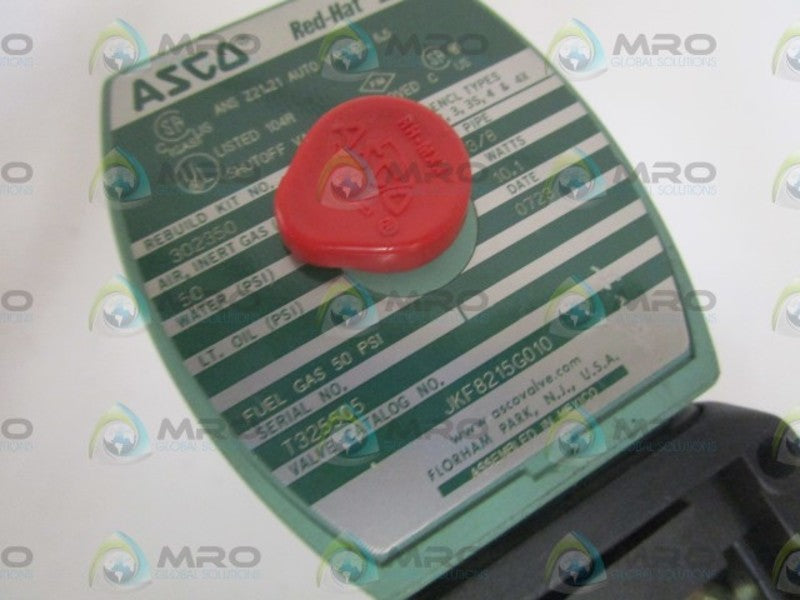 ASCO JKF8215G010 SOLENOID VALVE (AS PICTURED)  NSNP