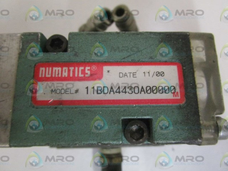 NUMATICS 11BDA443OA00000 PUSHBUTTON VALVE  UNMP