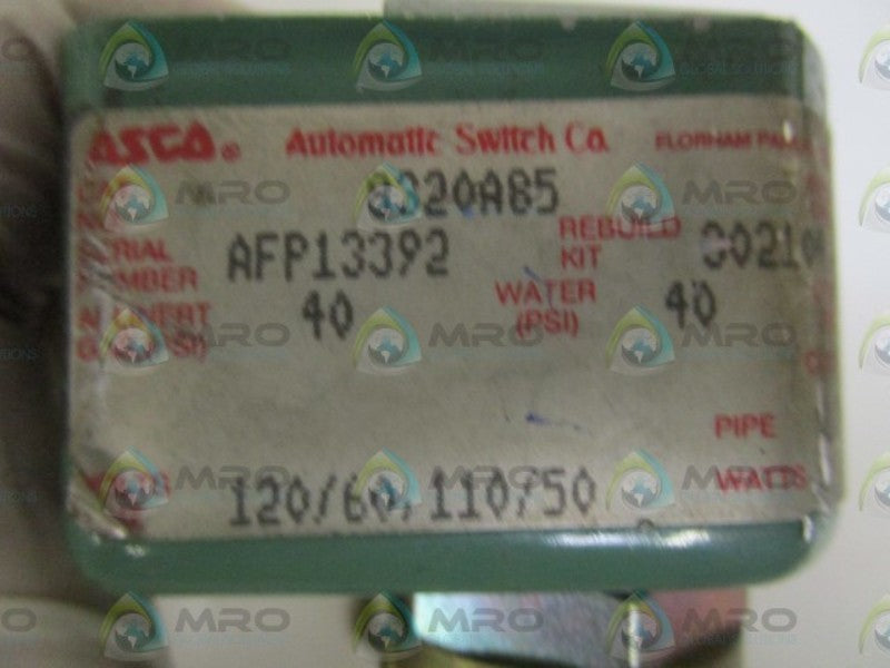 ASCO 8320A85 SOLENOID VALVE  UNMP