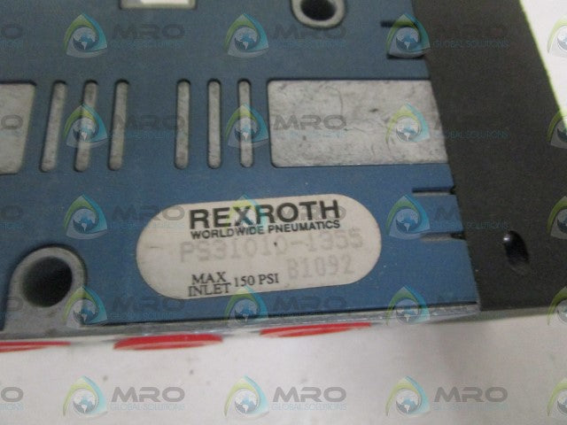 REXROTH PS31010-1355 PNEUMATIC VALVE (AS PICTURED) *NEW NO BOX*
