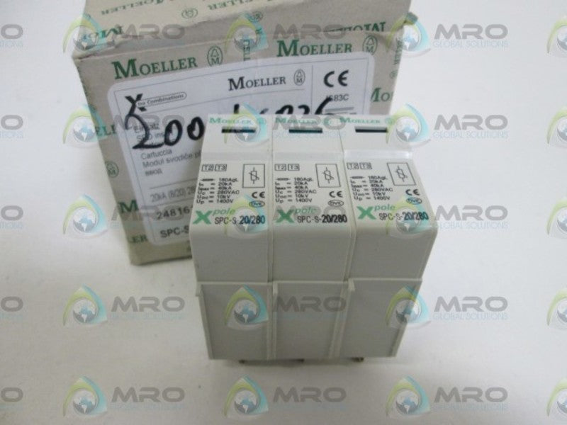 LOT OF 3 MOELLER PROTECTOR SPC-S-20/280 *NEW IN BOX*