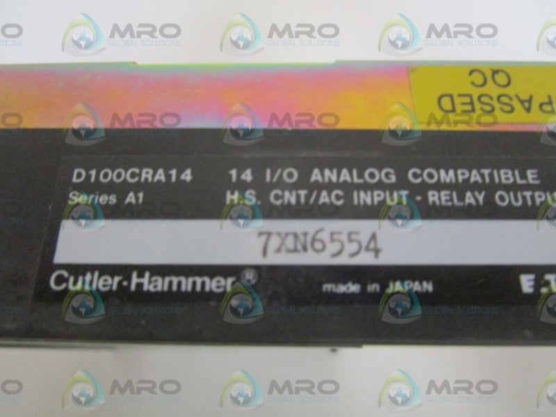 CUTLER HAMMER D100CRA14 PROGRAMMABLE CONTROLLER  NSNP