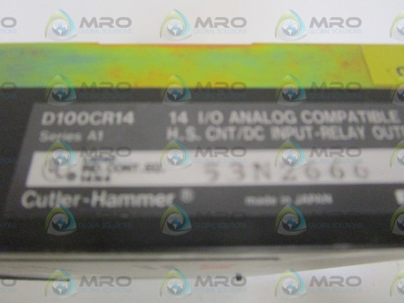 CUTLER HAMMER D100CR14 PROGRAMMABLE CONTROLLER  NSNP